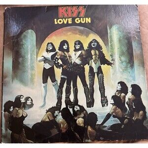 KISS Love Gun Record Album 1977 Original Vintage